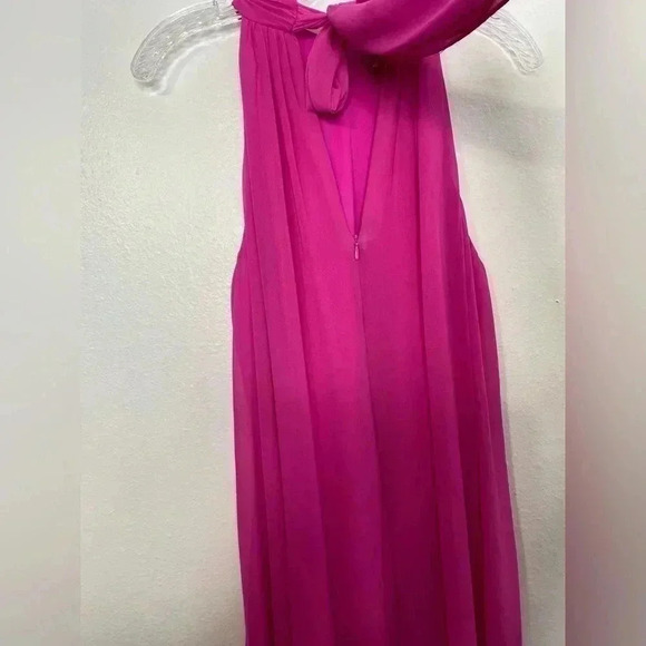 Halogen Sleeveless Halter Neck Jumpsuit in Taffy Pink - Picture 6 of 7